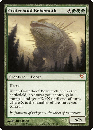 Craterhoof Behemoth (172) [Avacyn Restored]