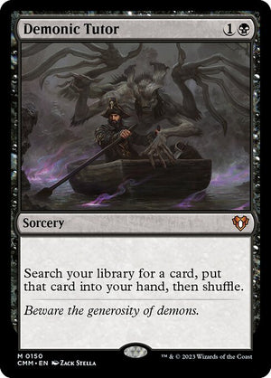 Demonic Tutor (150) [Commander Masters]