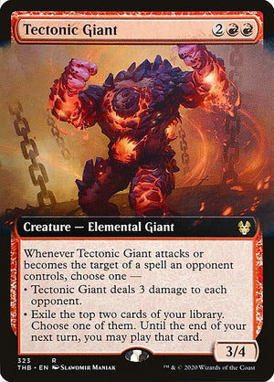 Tectonic Giant (323) [Theros Beyond Death] [Extended Art]