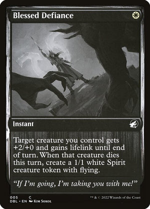 Blessed Defiance (5) [Innistrad: Double Feature]