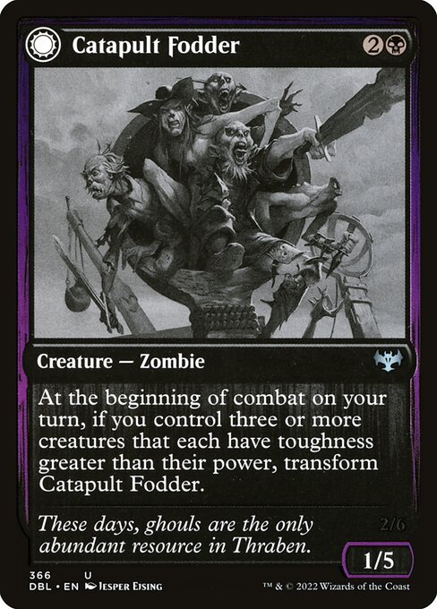 Catapult Fodder // Catapult Captain (366) [Innistrad: Double Feature]