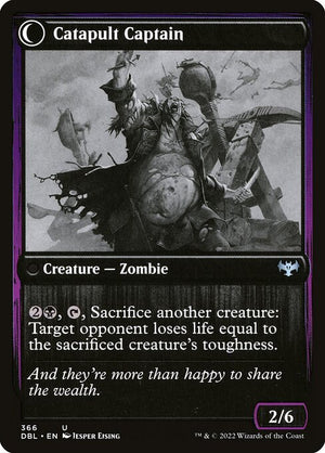 Catapult Fodder // Catapult Captain (366) [Innistrad: Double Feature] Reverse