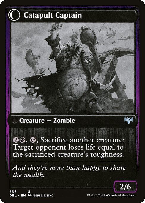 Catapult Fodder // Catapult Captain (366) [Innistrad: Double Feature] Reverse