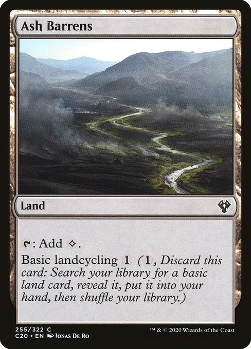 Ash Barrens (255) [Commander 2020]