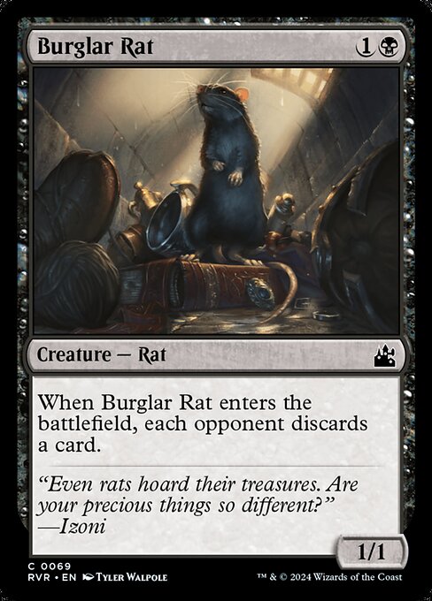 Burglar Rat (69) [Ravnica Remastered]