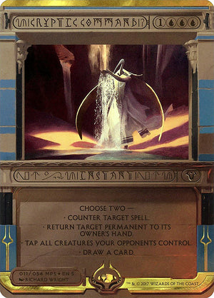 Cryptic Command (11) [Amonkhet Invocations] [Borderless]
