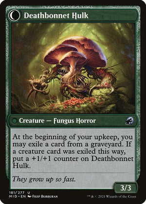 Deathbonnet Sprout // Deathbonnet Hulk (181) [Innistrad: Midnight Hunt] Reverse