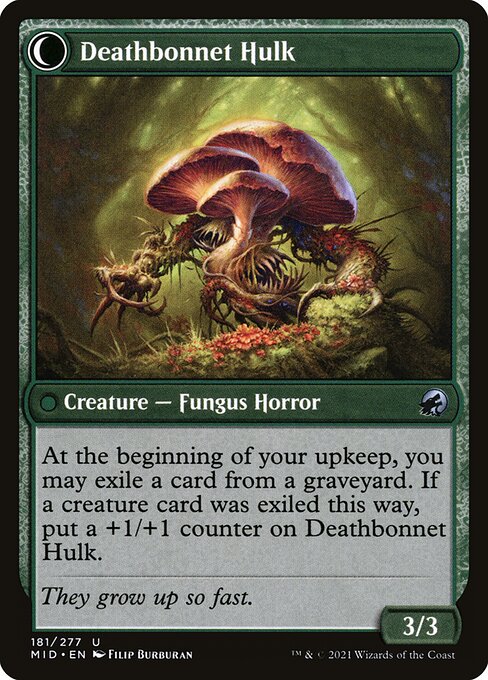Deathbonnet Sprout // Deathbonnet Hulk (181) [Innistrad: Midnight Hunt] Reverse