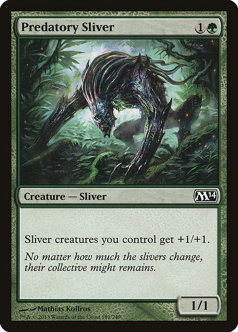 Predatory Sliver (189) [Magic 2014]