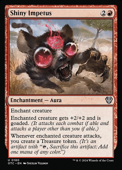 Shiny Impetus (180) [Outlaws of Thunder Junction Commander]