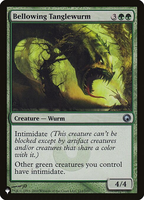 Bellowing Tanglewurm (SOM-111) [The List]