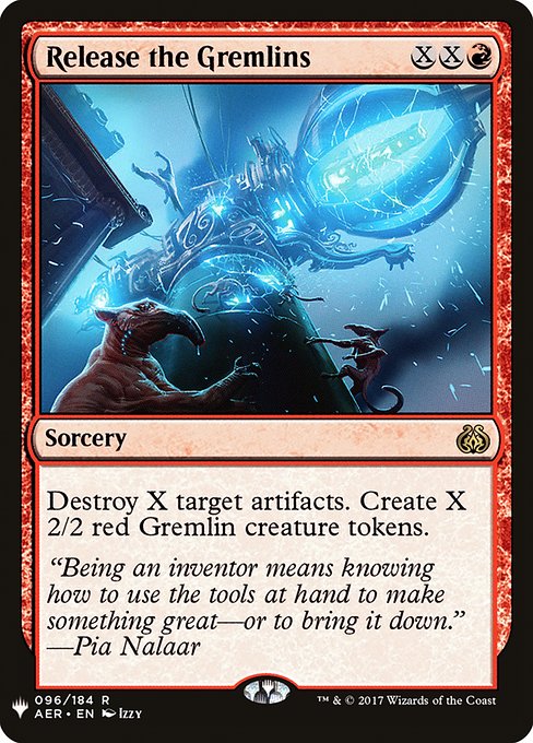 Release the Gremlins (AER-96) [The List]