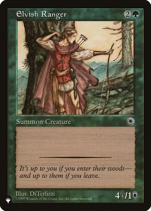 Elvish Ranger (POR-165) [The List]