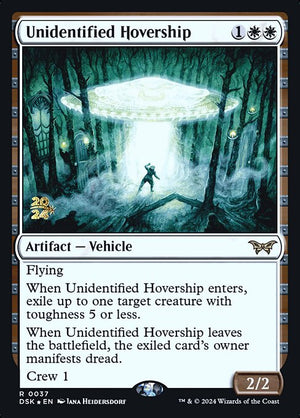 Unidentified Hovership (37s) [Duskmourn: House of Horror Promos]