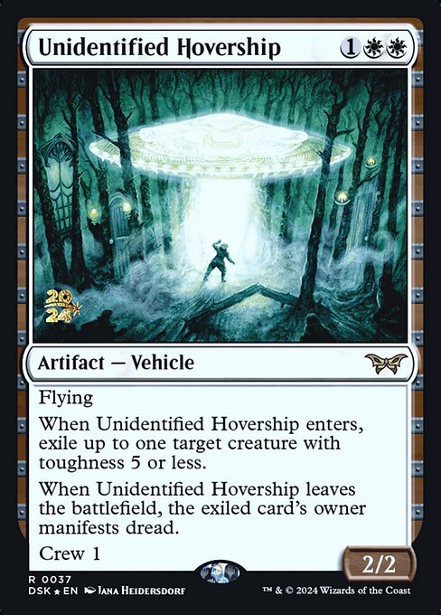 Unidentified Hovership (37s) [Duskmourn: House of Horror Promos]