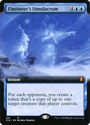 Elminster's Simulacrum (561) [Commander Legends: Battle for Baldur's Gate] [Extended Art]