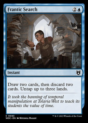 Frantic Search (93) [Wilds of Eldraine Commander]