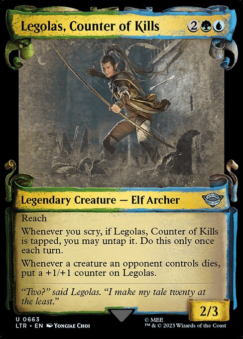 Legolas, Counter of Kills (663) [The Lord of the Rings: Tales of Middle-earth] [Showcase]