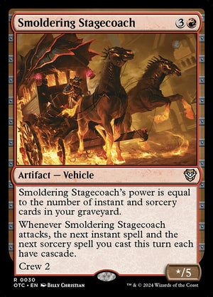 Smoldering Stagecoach (30) [Outlaws of Thunder Junction Commander]