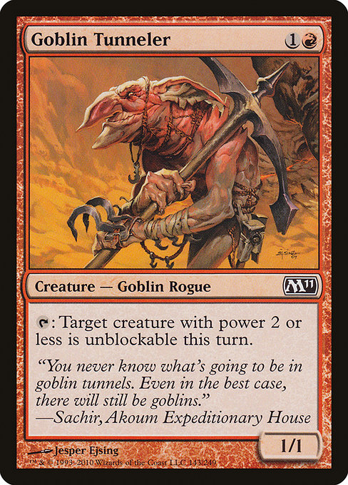 Goblin Tunneler (143) [Magic 2011]