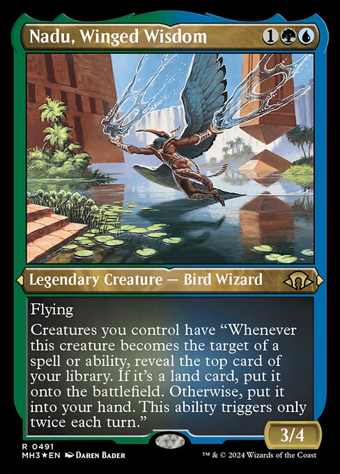 Nadu, Winged Wisdom (491) [Modern Horizons 3]