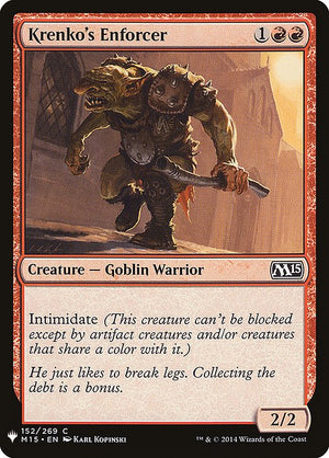 Krenko's Enforcer (M15-152) [The List]