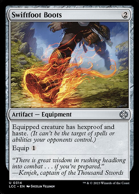Swiftfoot Boots (314) [The Lost Caverns of Ixalan Commander]