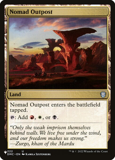 Nomad Outpost (DMC-222) [The List]
