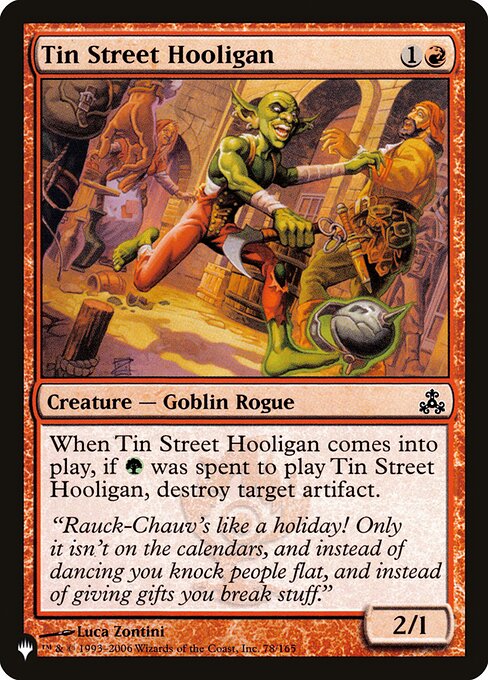 Tin Street Hooligan (GPT-78) [The List]