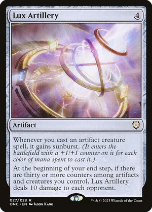 Lux Artillery (27) [Phyrexia: All Will Be One Commander]