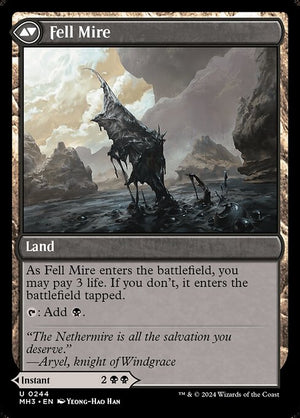 Fell the Profane // Fell Mire (244) [Modern Horizons 3] Reverse