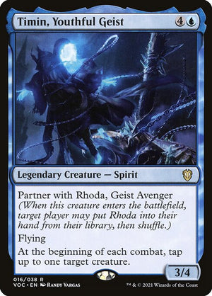 Timin, Youthful Geist (16) [Crimson Vow Commander]