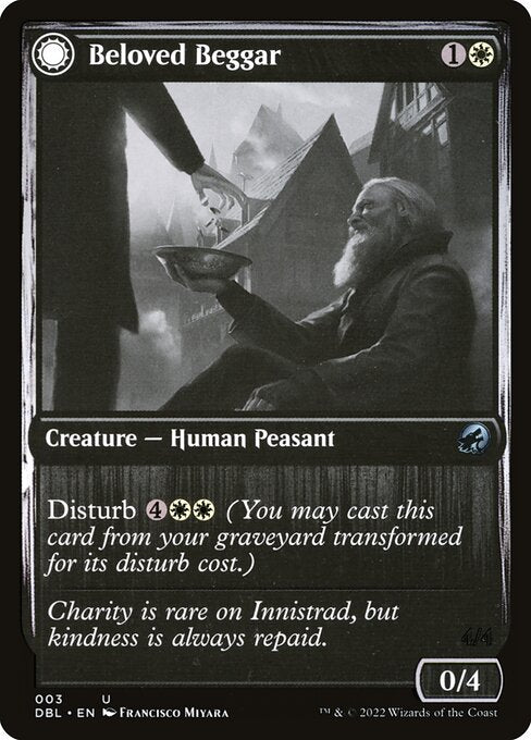 Beloved Beggar // Generous Soul (3) [Innistrad: Double Feature]