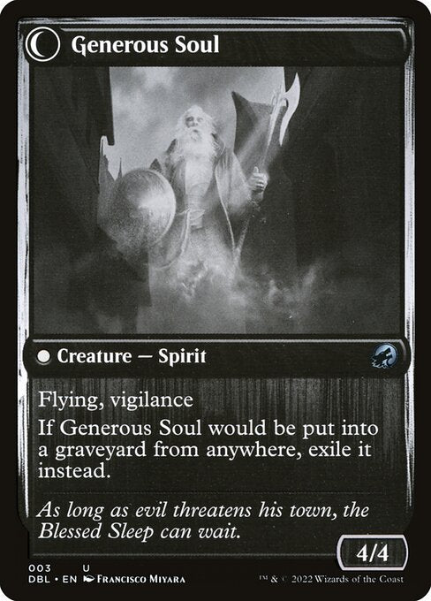 Beloved Beggar // Generous Soul (3) [Innistrad: Double Feature]
