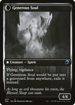 Beloved Beggar // Generous Soul (3) [Innistrad: Double Feature] Reverse
