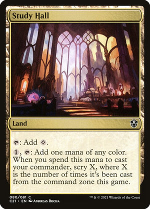 Study Hall (80) [Commander 2021]
