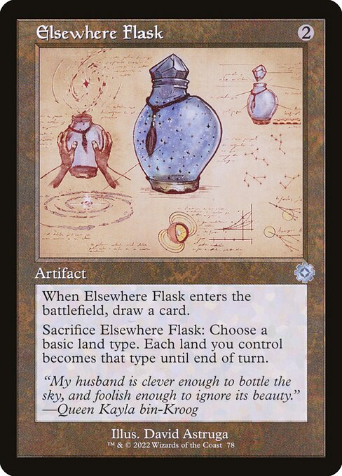 Elsewhere Flask (78) [The Brothers' War Retro Artifacts]