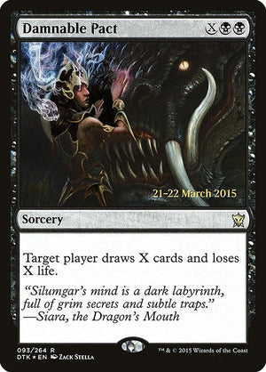 Damnable Pact (93s) [Dragons of Tarkir Promos]