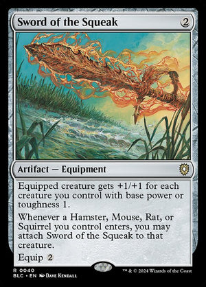 Sword of the Squeak (40) [Bloomburrow Commander]