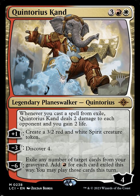 Quintorius Kand (238p) [The Lost Caverns of Ixalan Promos]