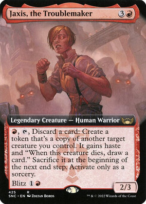 Jaxis, the Troublemaker (425) [Streets of New Capenna] [Extended Art]