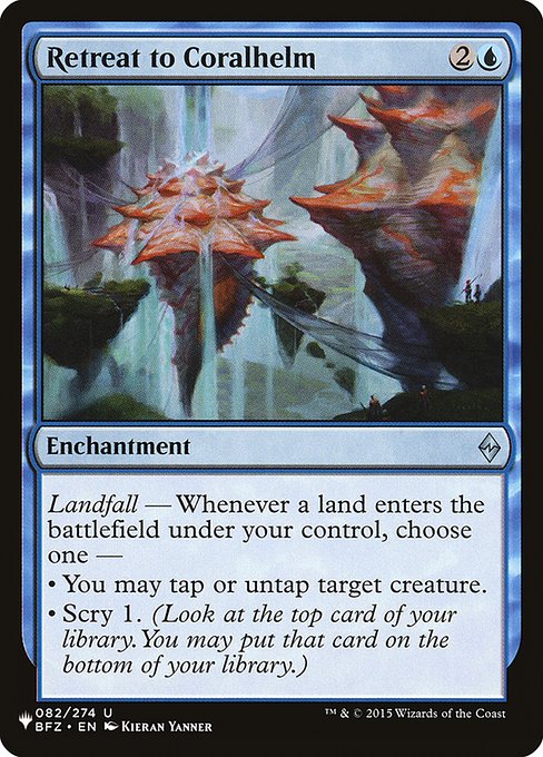Retreat to Coralhelm (BFZ-82) [The List]