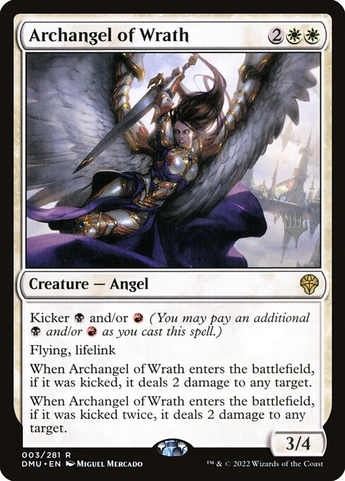 Archangel of Wrath (3p) [Dominaria United Promos]
