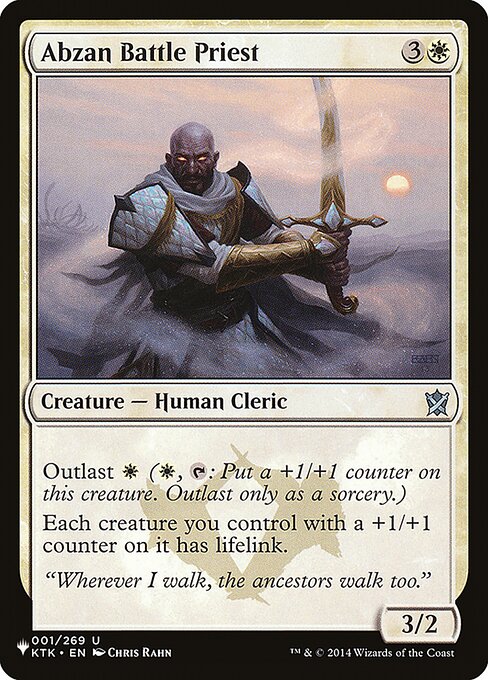 Abzan Battle Priest (KTK-1) [The List]