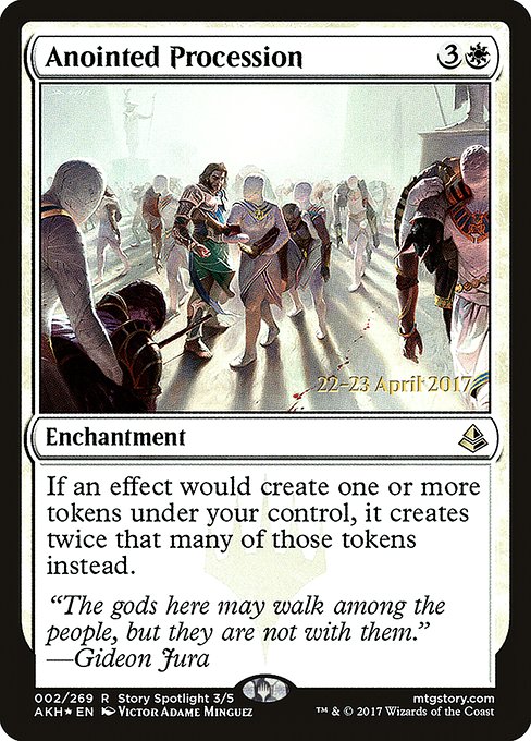 Anointed Procession (2s) [Amonkhet Promos]