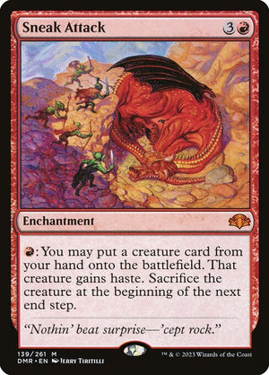Sneak Attack (139) [Dominaria Remastered]
