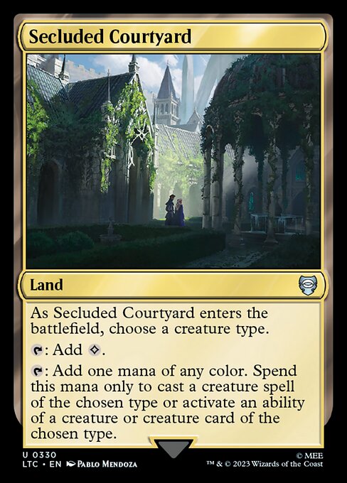 Secluded Courtyard (330) [Tales of Middle-earth Commander]