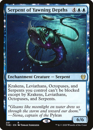Serpent of Yawning Depths (291) [Theros Beyond Death]