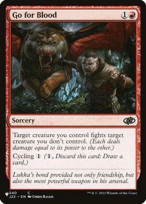 Go for Blood (J22-540) [The List]
