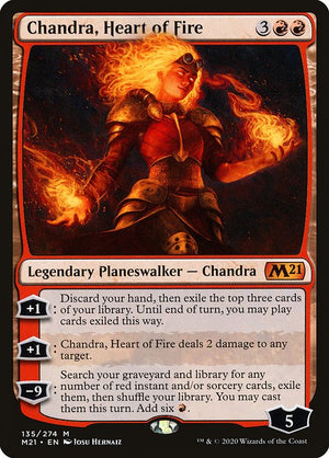 Chandra, Heart of Fire (135) [Core Set 2021]